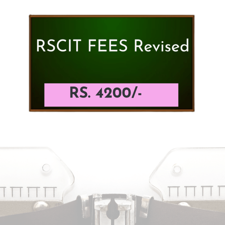 RSCIT Course Fees Revised​ - RKCL - MYRKCL