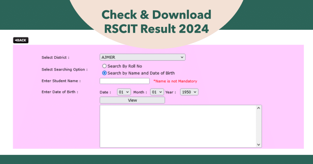 VMOU RSCIT Result 2024 Easy Check Score and Download Result