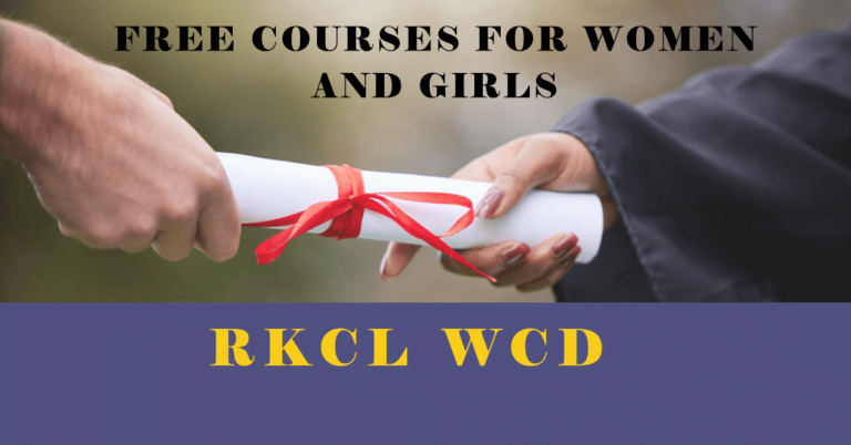 RKCL WCD: Free RSCIT, RSCSEP & RSCFA Courses for Female