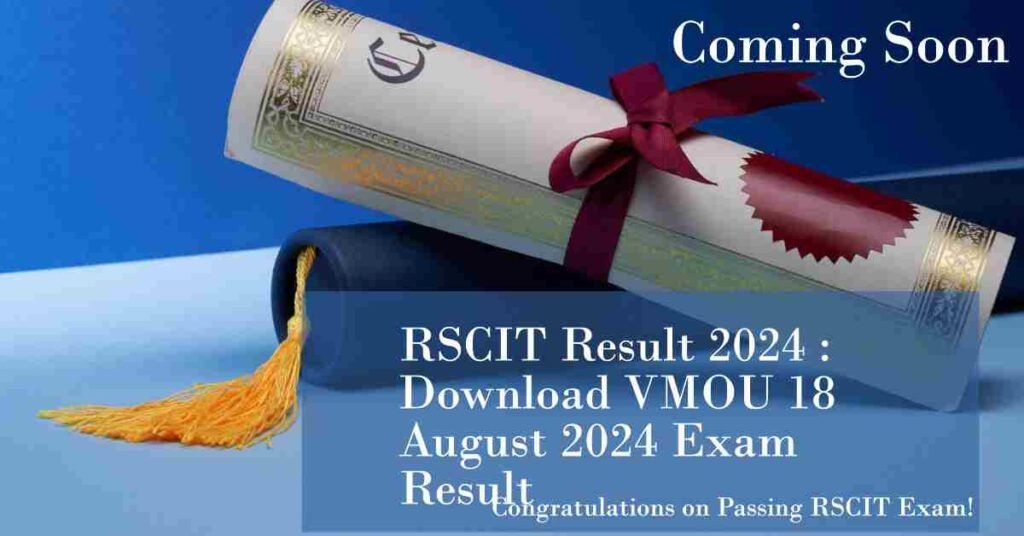 RSCIT Result 2024 How to Check and Download Your 18 August Exam Results