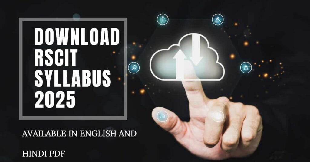 RSCIT Syllabus 2025 in English and Hindi PDF Download