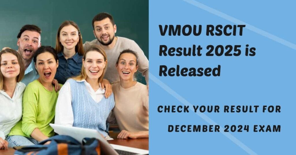 VMOU RSCIT Result 2025 Released for 22 December 2024 Exam