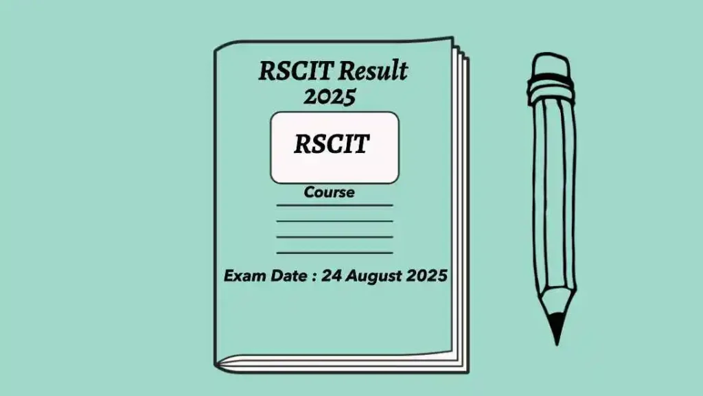RSCIT Result 2025 VMOU 24 August 2025 Exam Result